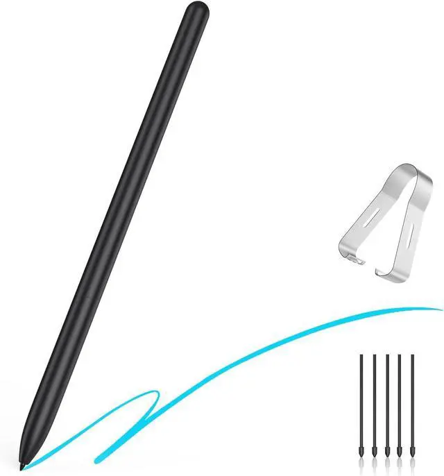 Main image of Galaxy Tab S10 S9 FE S Pen for  Galaxy Tab S6 Lite/S7/S8/S9/S10 S Pen Replacement + Free 5 Tips for  Galaxy Tab S6 Lite Pen Black