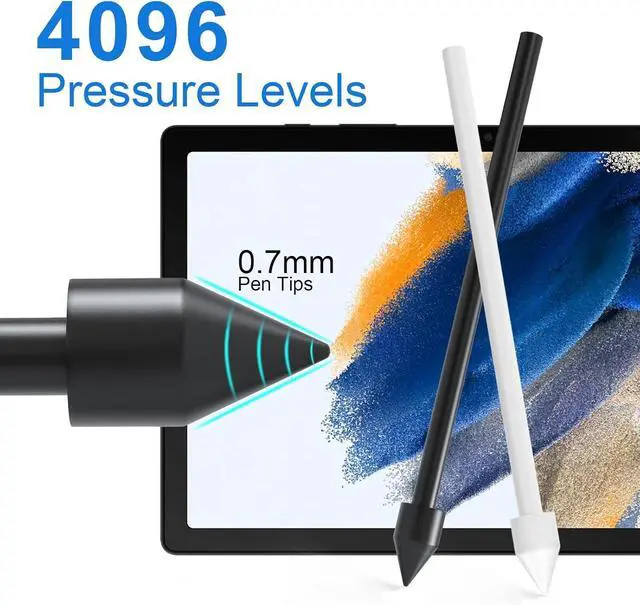 Alt view image 4 of 7 - 10 PCS Tips/Nibs Replacement for  Galaxy Tab S9/S9FE+/S9 Ultra S8/S8+/S8 Ultra S7/S7+/S7 FE S6/S6 Lite Note20/10/10 Plus/10 Lite S21/S22/S23/S24/S25 Ultra S Pen Kindle Scribe Pen