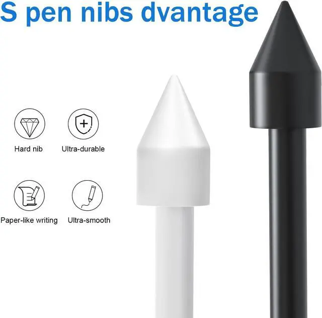Alt view image 3 of 7 - 10 PCS Tips/Nibs Replacement for  Galaxy Tab S9/S9FE+/S9 Ultra S8/S8+/S8 Ultra S7/S7+/S7 FE S6/S6 Lite Note20/10/10 Plus/10 Lite S21/S22/S23/S24/S25 Ultra S Pen Kindle Scribe Pen