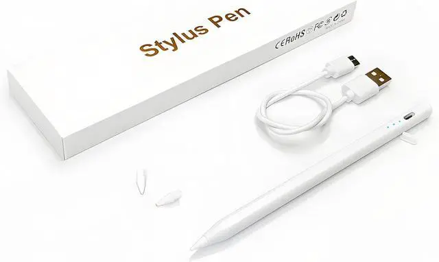 Alt view image 2 of 7 - Stylus Pen for iPad Fast Charge Active Stylus with Bluetooth Tilt Sensitivity & Palm Rejection Professional ipad Pencil Compatible for  iPad Pro 11 iPad Pro 12.9 iPad Air iPad Mini