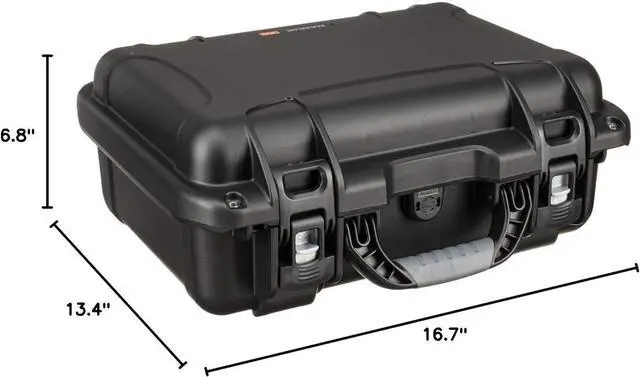Alt view image 6 of 6 - Nanuk 920 Waterproof Hard Case with Foam  Impact-Resistant with Integrated Slide Locks for Camera Drone and Electronics (Black)