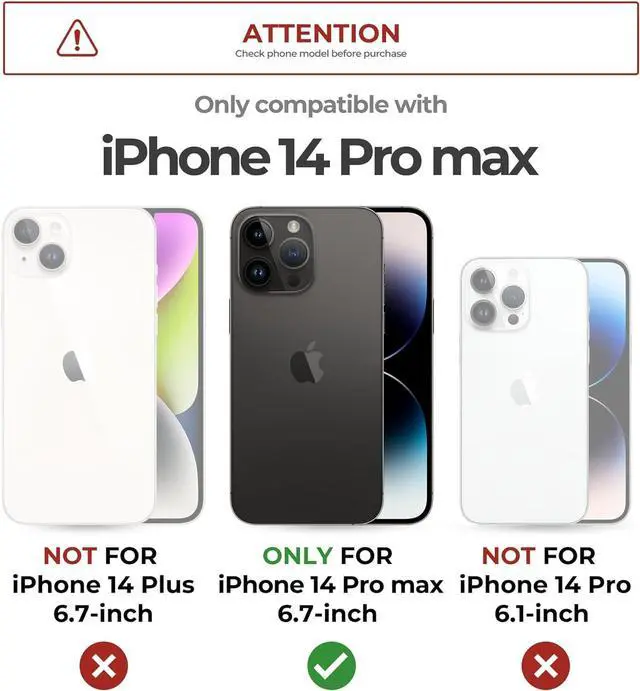 Alt view image 2 of 7 - for iPhone 14 Pro Max Case with Slide Camera Cover & Adjustable Kickstand & Built-in Screen Protector Magnetic Rugged Shockproof Bumper Cases Heavy-Duty Magnetic Protective Cover Black