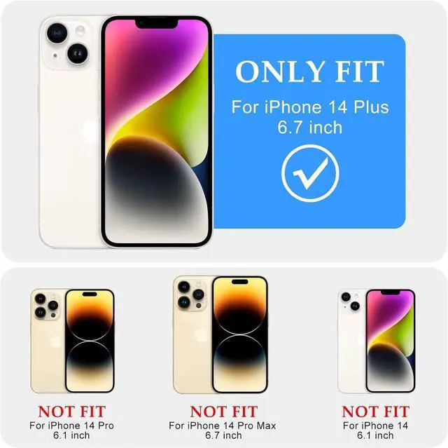 Alt view image 2 of 7 - for iPhone 14 Plus/iPhone 15 Plus Case Curly Wave Frame Hard Translucent Clear Cover for Women Men Compatible with Magsafe TPU Bumper Shockproof Phone Case for iPhone 14 Plus/15 Plus Pink