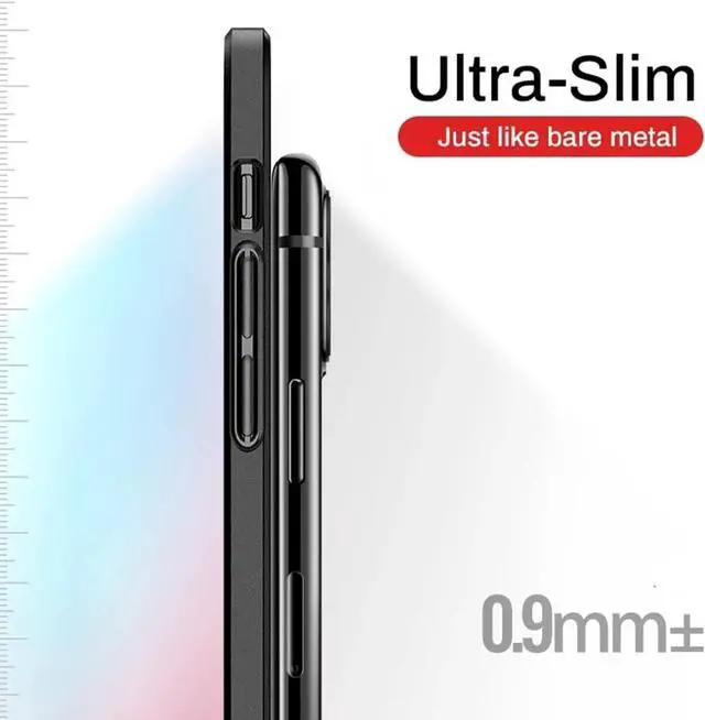 Alt view image 5 of 7 - Compatible with iPhone Case Luxury Matte Hard PC Slim Fit Ultra Thin Lightweight Camera Lens Protection Soft Shockproof Cover Phone Case (Grey iPhone 12)