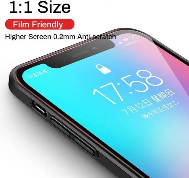 Alt view image 6 of 7 - Compatible with iPhone Case Luxury Matte Hard PC Slim Fit Ultra Thin Lightweight Camera Lens Protection Soft Shockproof Cover Phone Case (Grey iPhone 12)