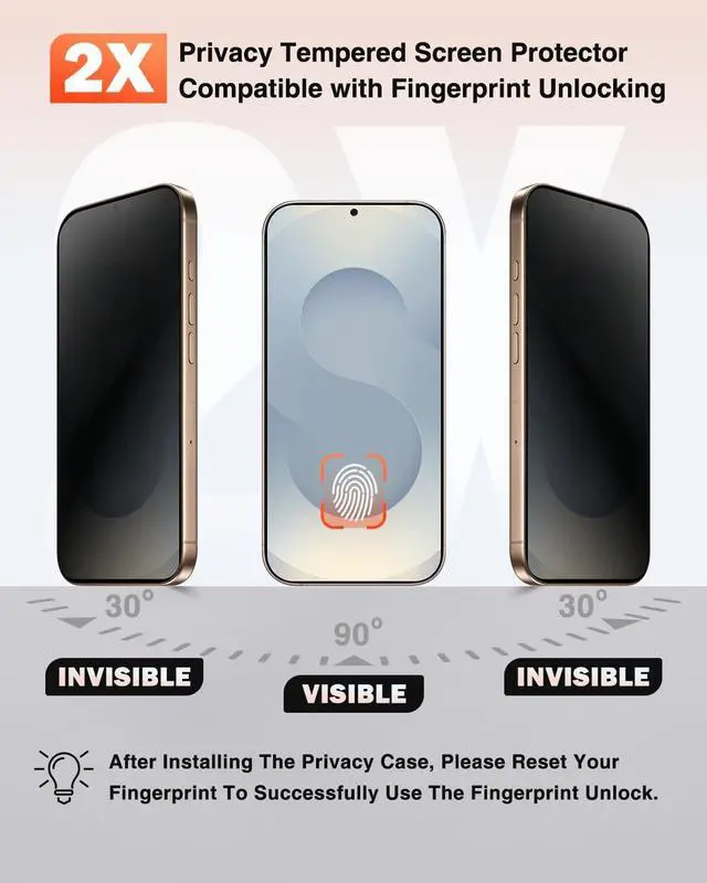 Alt view image 2 of 7 - [4 in 1] Magnetic for  Galaxy S25 Case 2 Pics Privacy Screen Protectors and 1 Pic Camera Protector Fit for MagSafe Military Grade Shockproof Translucent Matte Galaxy S25 Cover 6.2 Black