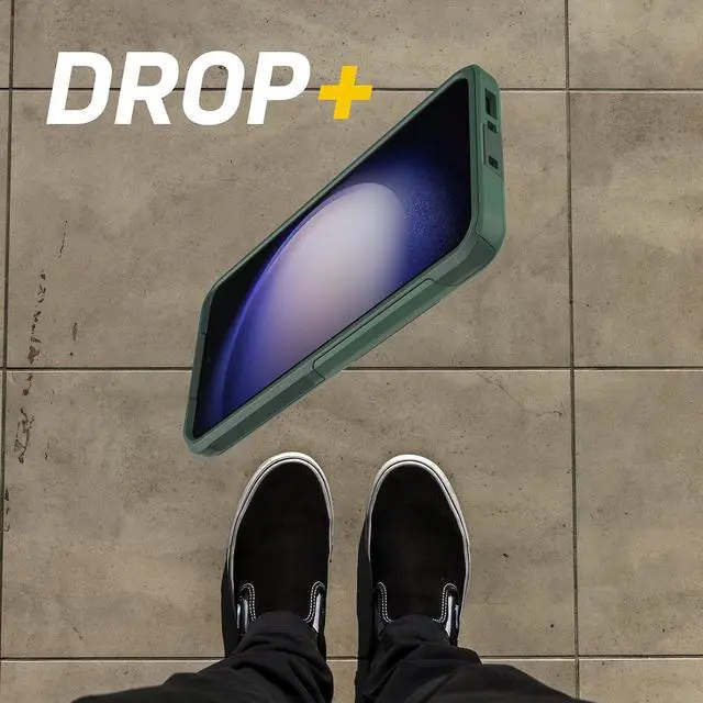 Alt view image 3 of 5 - Galaxy S23+ Bundle: Commuter Series case (Trees Company) & Alpha Flex Screen Protector