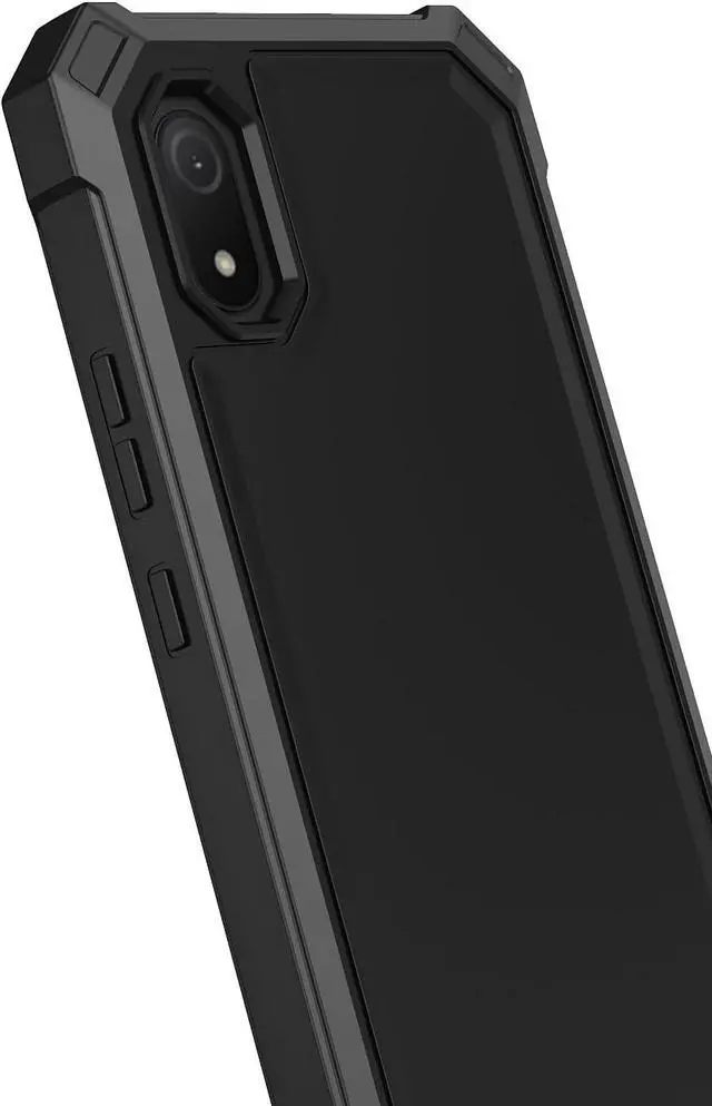 Alt view image 7 of 7 - for Cloud Mobile Stratus C8 Phone Case with Tempered Glass Screen Protector Slim Soft Silicone Full-Body Protective Cover (Cloud Mobile Stratus C8 Black)