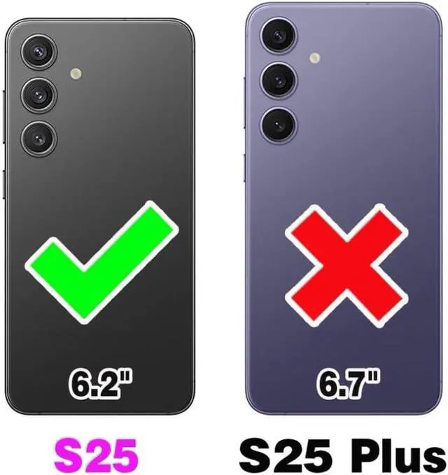 Alt view image 2 of 7 - Phone Case for  Galaxy S25 5G Zipper Wallet Cell Cover with Screen Protector Crossbody Lanyard Strap Bling Glitter Flip Card Holder Slot S 25 25S 25 25S SM-S931U Women Men Girls Pink