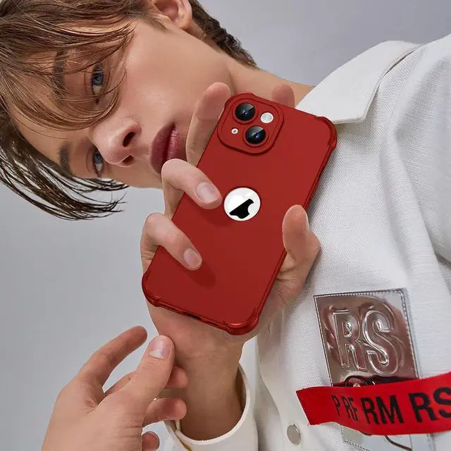 Alt view image 6 of 7 - for iPhone 15 Case with [2 x Screen Protectors] [10 Ft Military Grade Drop Test] [Camera Protection] 360° Full Body Shockproof Slim Thin Phone Case iPhone 15 Cover 6.1 Red