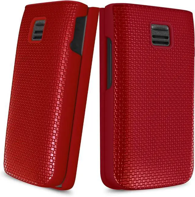 Alt view image 4 of 6 - for TCL Flip 3 Phone case with Screen Protector Slim Hard Shell Protector Cover for T435 (2024) (TCL Flip 3 Red)