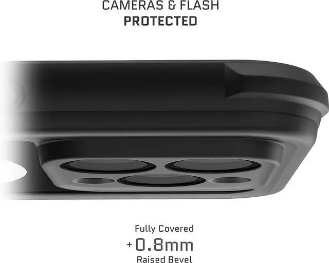 Alt view image 4 of 7 - NAUTICAL Waterproof Case for iPhone 14 Pro Max Screen Camera Lens Protector Holster Belt Clip MagSafe Heavy Duty Shockproof Full Body Covers Designed for 2022  iPhone14ProMax 6.7 (Black)