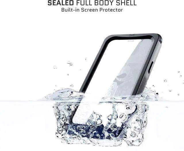 Alt view image 3 of 7 - NAUTICAL Waterproof Case for iPhone 14 Pro Max Screen Camera Lens Protector Holster Belt Clip MagSafe Heavy Duty Shockproof Full Body Covers Designed for 2022  iPhone14ProMax 6.7 (Black)