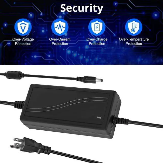 Alt view image 6 of 6 - Power Supply 12V 5A AC 100-240V to DC12V 60W Converter Adapter Driver Transformer with 5.5mm x 2.5mm Jack US Plug for Led Strips LCD Monitors CCTV Camera