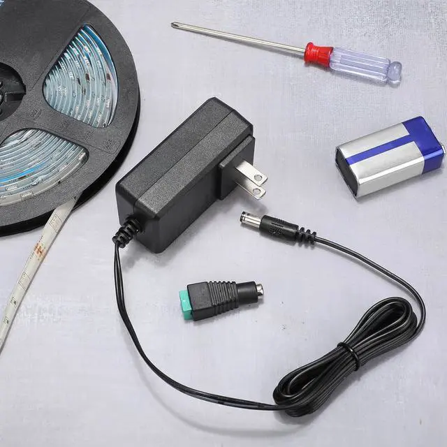 Alt view image 7 of 7 - 10 Pcs 12V Power Supply 12V DC 2A 24W LED Light Adapter Switching Led Power Supply AC120V to DC12V Transformer with 5.5/2.1 mm Female Barrel Connector for Strip Light