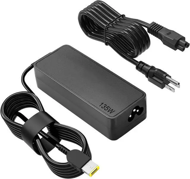 Main image of 135W AC Charger Fit for  Thinkpad P1 Ideapad Gaming 3 Y700 700 S740 L340 Creator 5 7 ideapad 5 Pro Yoga Slim 7 Pro C940 Yoga 9-15IMH5 Legion Y520 ThinkBook 15P Laptop 135W AC Adapter Slim Tip