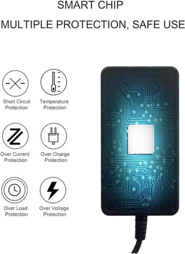 Alt view image 4 of 5 - 12V 2A Power Adapter 100V-240V AC to DC with 5.5mm * 2.1mm Plug Suitable for 12Volt LED Light Strips Closed-Circuit Television Cameras Routers Infrared Lighting Fixtures.