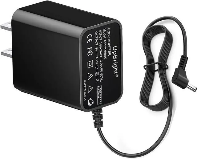 Main image of UpBright 5V AC Adapter Compatible with Vtech VM3251 VM3252 PU VM3261 2 VM5254 BU VM5463-2 Video Baby Monitor BU Camera S003AKU0600040 S003GU0600050 DC 6V 1A 400mA 500mA 800mA Power Supply Cord Charger