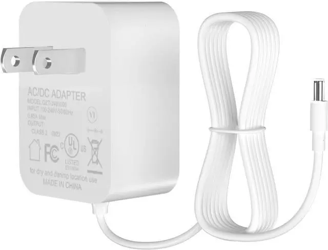 Main image of 5V Baby Monitor Power Cord for Vtech VM350 VM351 VM352 VM4261 VM5261 VM5262 VM5253 Charger Cord Parent Unit VM5253 Video Camera Owls VM314 VM315 Accessory Camera Charger AC Power Adapter