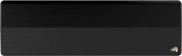 Alt view image 2 of 4 - Gaming Wooden Keyboard Wrist Rest (Compact) - White Ash Wood Medium-Coarse Grain Smooth Surface Sweat & Oil Resistant Easy Clean Anti-Slip Rubber Base 300 x 100 x 19mm - Onyx