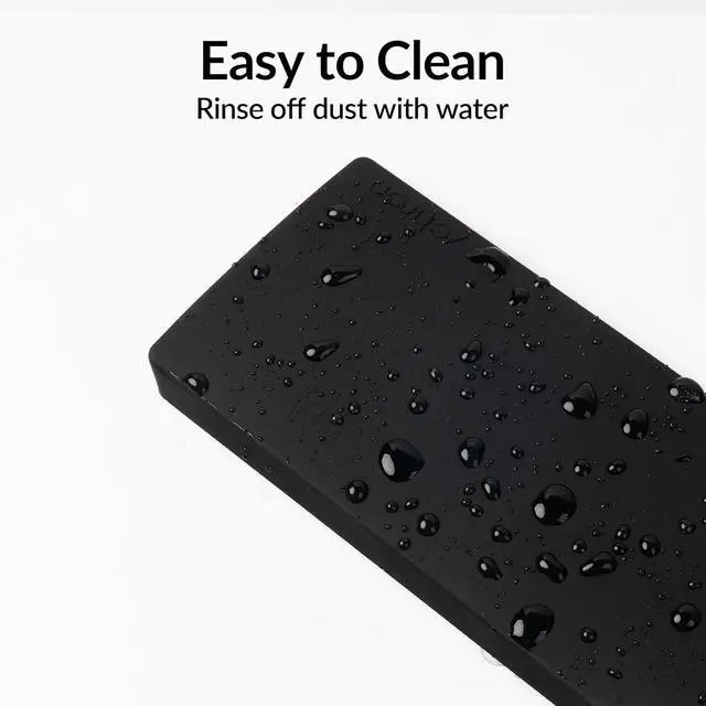 Alt view image 7 of 7 - 12.48 Silicone Wrist Rest for 75% Compact Mechanical Keyboards Ergonomic Palm Support with Full Honeycomb Non-Slip Base Compatible with K2/K2 Pro/K2 Max/K2 HE/K6/K6 Pro/K6 HE