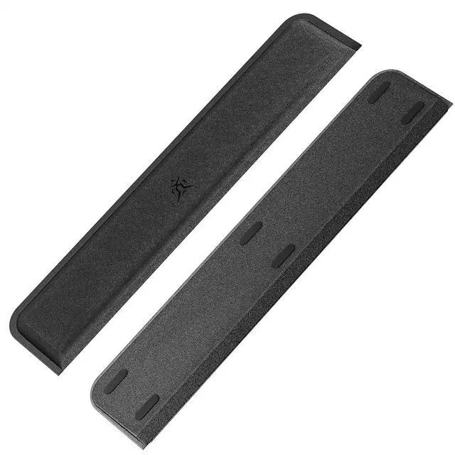 Main image of Computer Keyboard Wrist Rest Pad Ergonomic Soft Memory Foam Wrist Support w/Anti-Slip Rubber Base Black (Ice Silk Cloth 17.48 in*3.54 in*1.1 in)