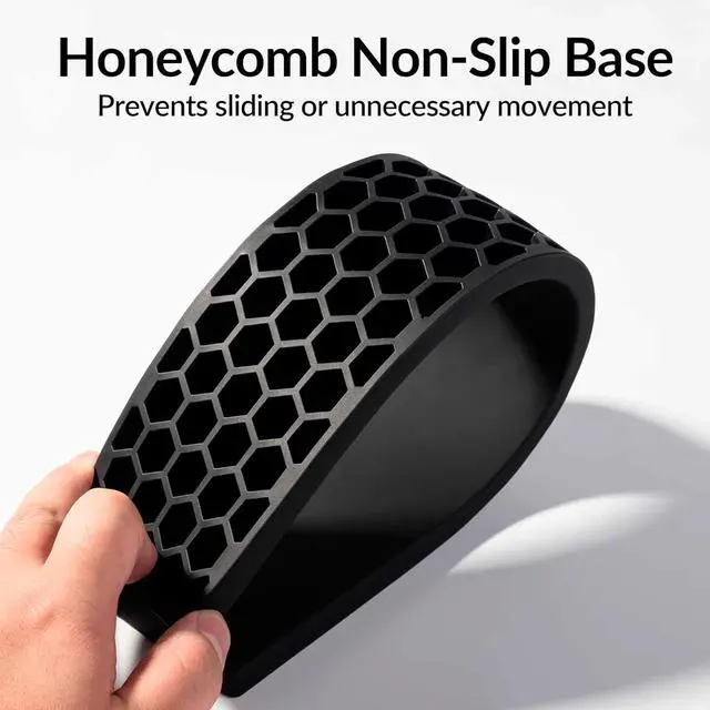 Alt view image 5 of 7 - 12.48 Silicone Wrist Rest for 75% Compact Mechanical Keyboards Ergonomic Palm Support with Full Honeycomb Non-Slip Base Compatible with K2/K2 Pro/K2 Max/K2 HE/K6/K6 Pro/K6 HE