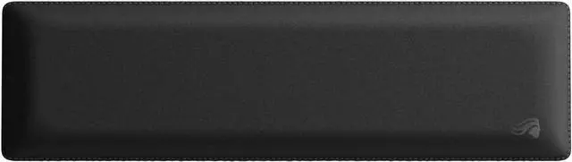 Alt view image 2 of 4 - Gaming Padded Keyboard Wrist Rest (TKL 25mm Thick) - Anti-Fray Stitched Edges Smooth Cloth Surface Anti-Slip Rubber Base Medium Firmness 360 x 100 x 25mm - Black