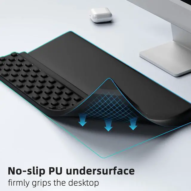 Alt view image 5 of 6 - Keyboard Stand with Wrist Rest Comfy Ergonomic Keyboard Riser Holder for Office Home