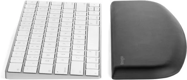 Alt view image 3 of 7 - ErgoSoft Wrist Rest for Slim Compact Keyboards Black (K52801WW) 3.9 x 0.4 x 11.1 inches