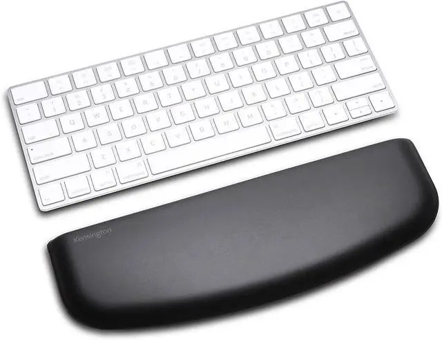 Alt view image 5 of 7 - ErgoSoft Wrist Rest for Slim Compact Keyboards Black (K52801WW) 3.9 x 0.4 x 11.1 inches