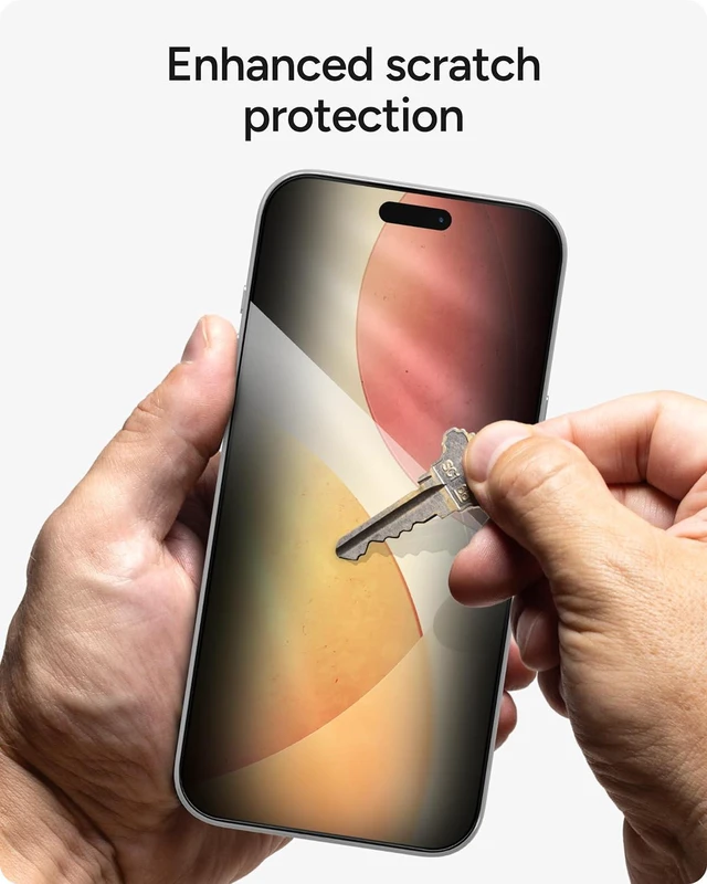 Alt view image 6 of 6 - Glass Elite Privacy Screen Protector for iPhone 17 Pro Max