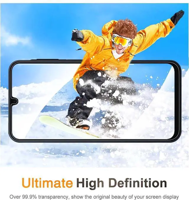 Alt view image 7 of 7 - 3 Pack Tempered Glass Screen Protector for  Galaxy A16 5G with 3 Pack Camera Lens Protector 9H Hardness Bubble Free Case Friendly
