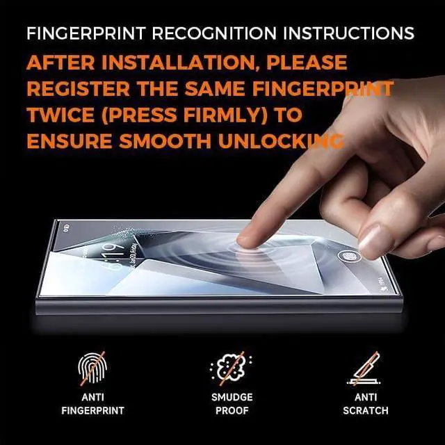 Alt view image 4 of 7 - 2 Pack for  Galaxy S24 Ultra Tempered Glass Screen Protector Auto Dust-Elimination Installation Bubble Free HD Clear Easy Installation