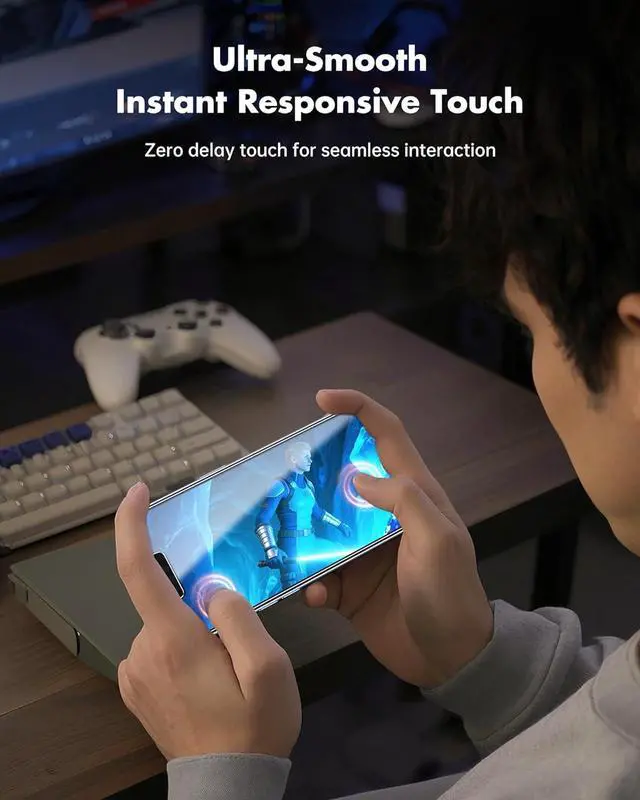 Alt view image 4 of 7 - Privacy Screen Protector for iPhone 14/ iPhone 13/13 Pro Tempered Glass [True 28°Anti Spy] [9H Hardness] [Case Friendly] Private Protector for iPhone 6.1 - 2 Pack