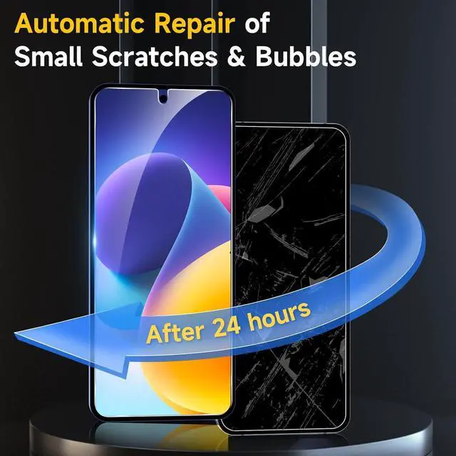 Alt view image 5 of 7 - EZ Alignment for  Galaxy Z Flip 7 Screen Protector [Strengthen Crease Test] 4Pcs Inner Soft EPU Film+2Pcs Front Display Tempered Glass+1 Set Camera lens Protector Anti Scratch