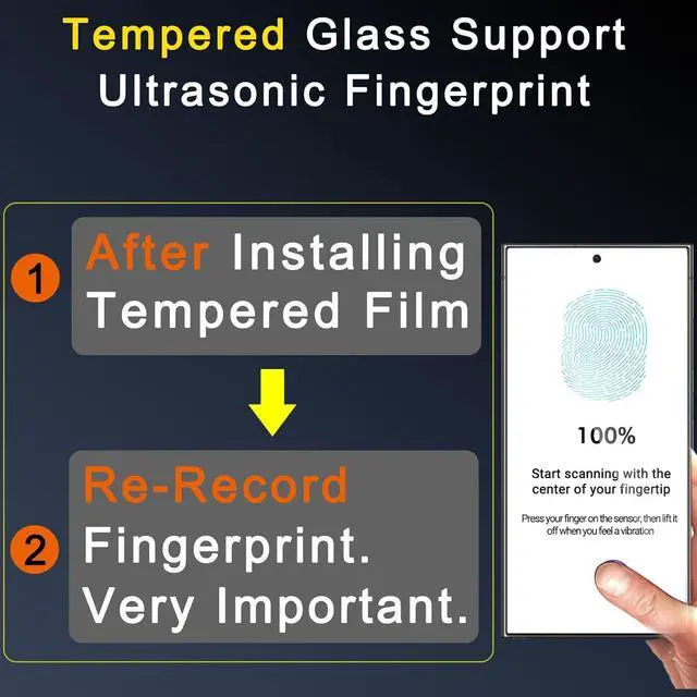 Alt view image 2 of 6 - 3 Pack Privacy Screen Protector for  Galaxy S24 Ultra with 3 Pack Tempered Glass Camera Lens Protector Phone Case Friendly Accessories Protector de Pantalla for  S24 Ultra