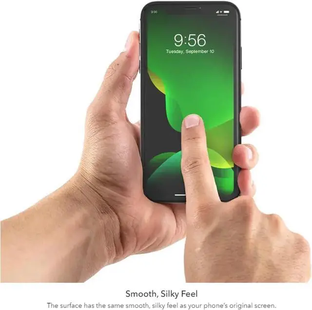 Alt view image 4 of 6 - InvisibleShield Glass Elite Edge Screen Protector for iPhone 11 and iPhone XR  Tempered Glass Smudge-Free ClearPrint Extreme Shatter Impact and Scratch Protection