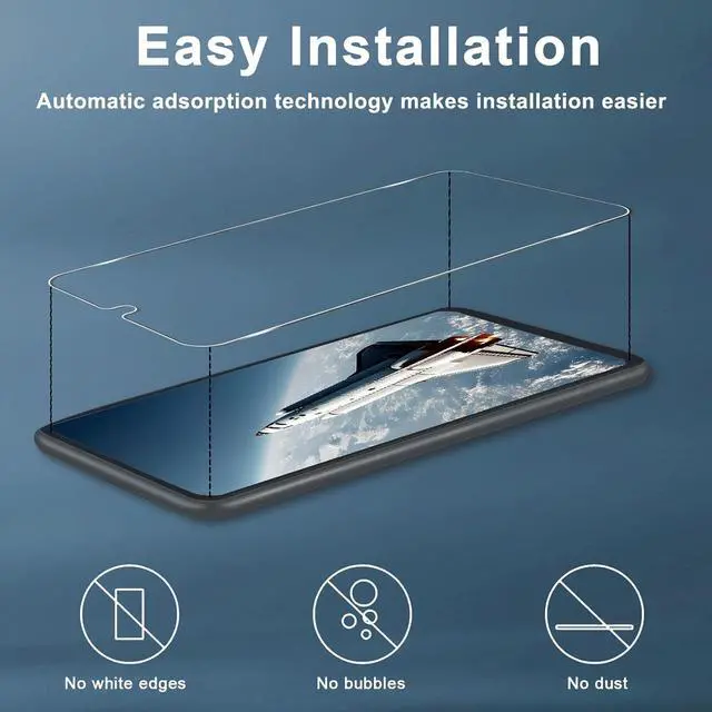 Alt view image 7 of 7 - [3+3 Pack] Galaxy A16 5G Screen Protector + Camera Lens Protector 9H Tempered Glass Anti Scratch Easy Installation Bubble Free HD Screen Protector for  Galaxy A16 5G