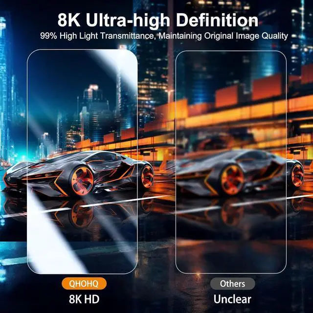 Alt view image 7 of 7 - [1-Second Auto-Install] 3 Pack Screen Protector for iPhone 17 Pro [6.3 Inch] + 1 Set Camera Lens Protector Shatterproof Tempered Glass [Military Grade Protection] Anti-Finger Case Friendly