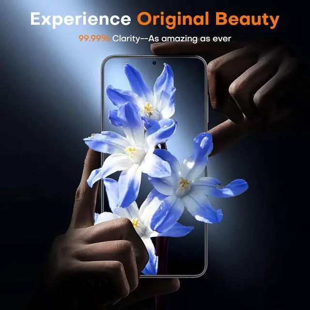 Alt view image 5 of 6 - for  Galaxy S25 Screen Protector [9H Hardness] [Military Grade Shatterproof] HD Tempered Glass 2 Pack