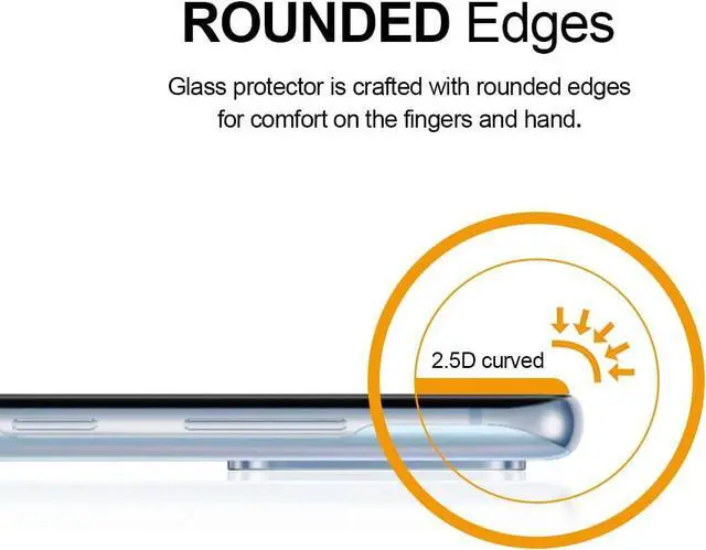 Alt view image 4 of 6 - (2 Pack) Designed for  Galaxy S20 5G / Galaxy S20 5G UW Tempered Glass Screen Protector with (Easy Installation Tray) (3D Curved Glass) Anti Scratch Bubble Free (Black)