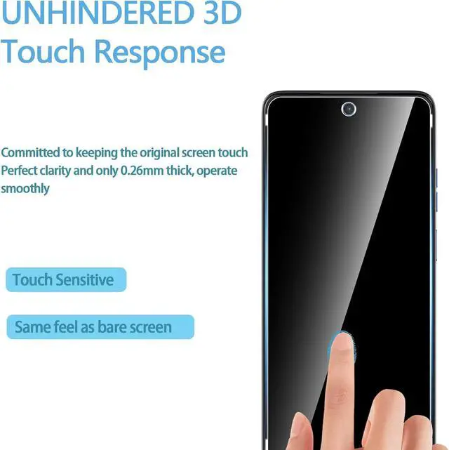 Alt view image 2 of 7 - 3 Pack Designed for Moto G 2025 Screen Protector Tempered Glass Film.Anti-Breakage.Anti-Scratch No Bubbles 9H Hardness.Easy Installation for Moto G 5G 2025