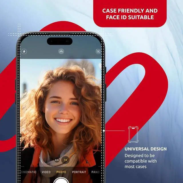 Alt view image 7 of 7 - Screen Protector for iPhone 16 Pro Max  MagicBox Tempered Glass Screen Protector iPhone 16 Pro Max (2 Pcs) Edge-to-Edge Protection with 2 Applicators 9H Hardness Oleophobic Coating