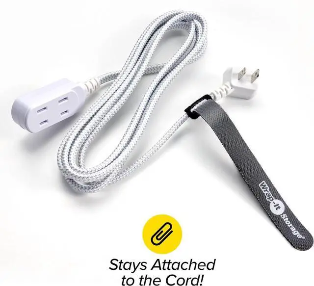 Alt view image 5 of 7 - Self-Gripping Cable Ties by Multi-Color 40 Pack (5 Inch and 8 Inch Straps)  Reusable Hook and Loop Cord Keeper Cable Wrappers for Cord Management and Home Office Desk Organization