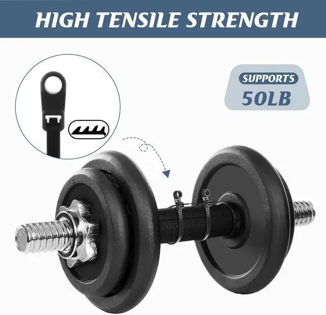 Alt view image 3 of 6 - 500 Pcs Plastic Zip Tie with Screw Hole 12 Inch 50lbs Black Screw Zip Ties with Mounting Hole Multipurpose Heavy Duty for Indoor and Outdoor Use