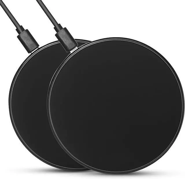 Main image of 2Pcs Wireless Charger 15W Max Wireless Charging Pad Compatible with  Galaxy S25/S24/S23/S22/S21/S20/S10 Compatible with iPhone 17/17Pro/16/16Plus/16Pro /15/15Pro/15Plus/14/13/12/11/X/XR/XS/SE/8