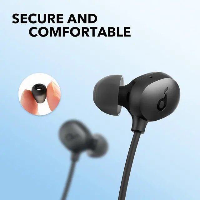 Alt view image 5 of 6 - by  Life U2i Wireless Neckband Headphones 10mm Drivers with BassUp Technology 24H Playtime AI-Enhanced Calls Foldable and Lightweight IPX5 Water-Resistant Secure Fit Bluetooth 5