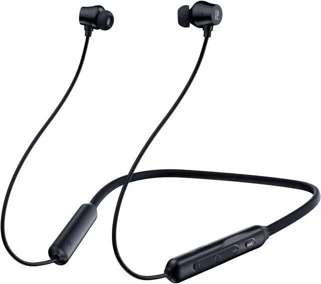 Main image of Active Noise Cancelling Headphones Wireless In Ear Neckband Blutooth Headphones with 3 AI Mics ENC 60Hrs Playtime V5.3 Magnetic Earbuds Multipoint Connection Earphones for Work/Travel/Home/Office