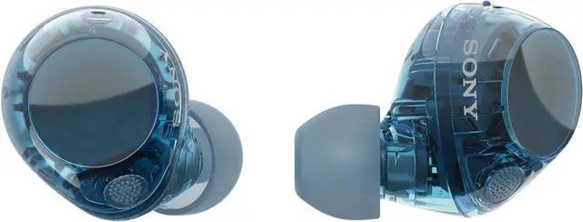 Main image of WF-C710N Truly Wireless Noise-Canceling Earbuds with up to 30-Hour Battery Life Lightweight and Secure Glass Blue